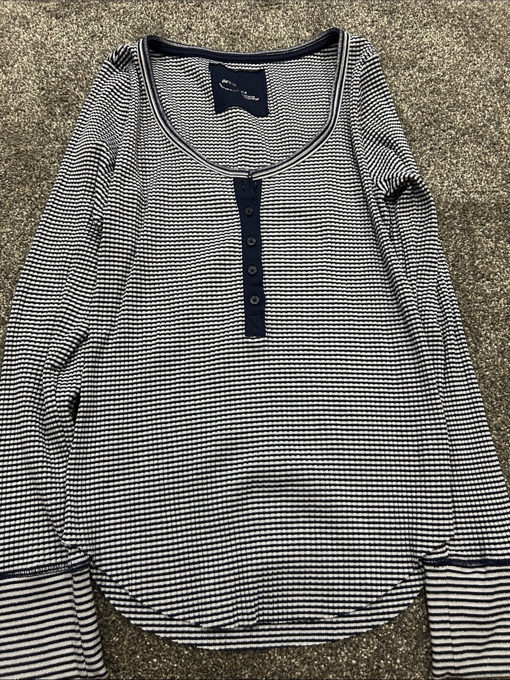 aerie Henley Long Sleeve Top